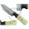 TANTO COMMANDO DAMASCUS STEEL SURVIVAL KNIFE 1095 HC